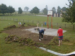 Removing topsoil 1