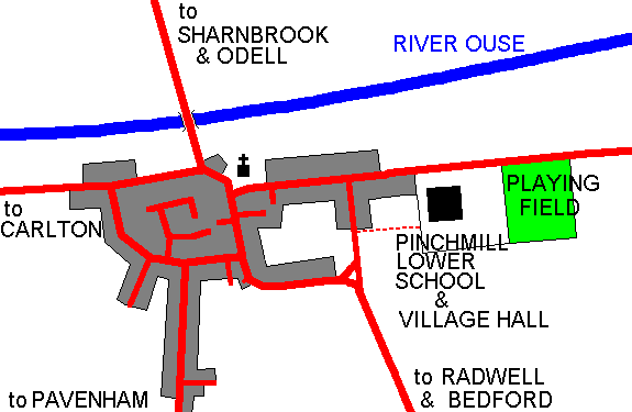 Village Hall location map
