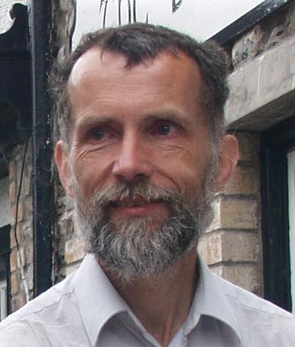 Photo of Keith at Kirk Yetholm, 2002